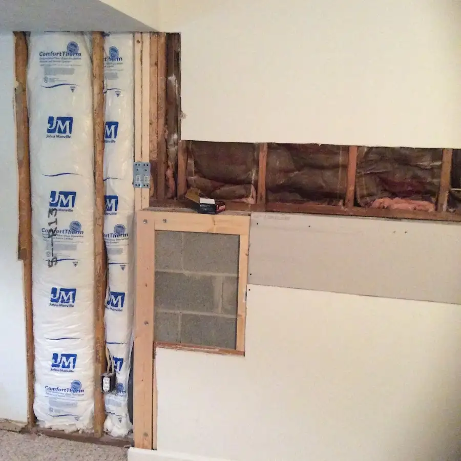 Wall insulation replacement during Odor Removal & Deodorization in El Monte